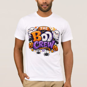 THE BOO CREW Cute Spooky Halloween Family Fun T-Shirt