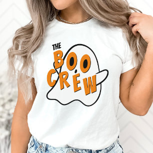 The Boo Crew Ghost Family Halloween White T-Shirt