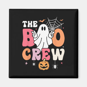 The Boo Crew Halloween Ghost Trick Or Treat Squad  Magnet