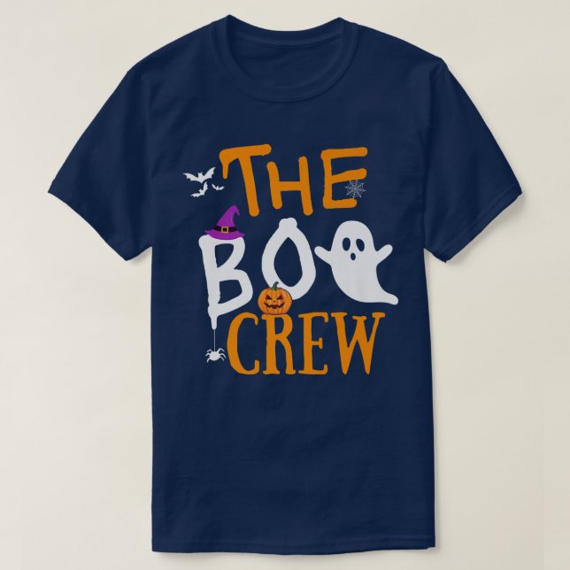 The Boo Crew Halloween Ghost Trick Treat Outfit Sq T-Shirt (Design Front)
