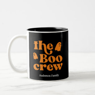 The Boo Crew Halloween Personalised Two-Tone Coffee Mug