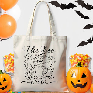The Boo Crew Halloween Trick Or Treat Tote Bag