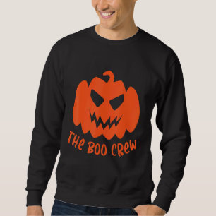 The Boo Crew Lazy Halloween Costume   Ghost Spirit Sweatshirt