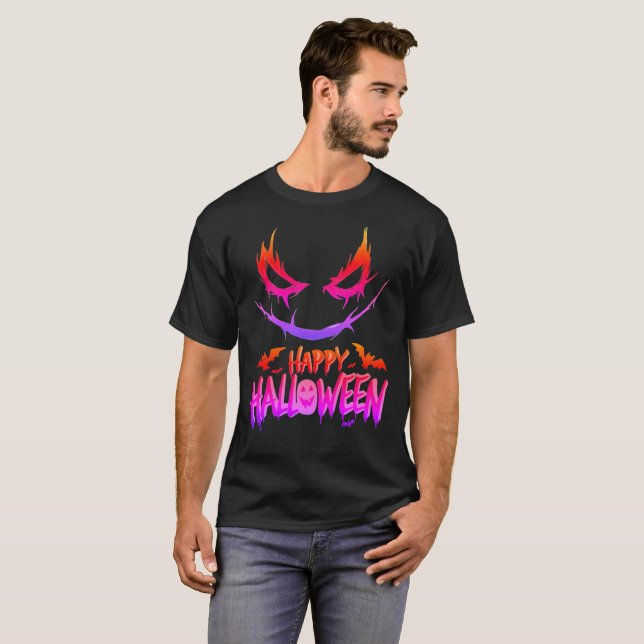 The Boo Crew Orange Halloween Family Matching T-Sh T-Shirt (Front Full)