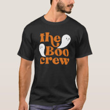 The Boo Crew Orange Halloween Family Matching T-Sh
