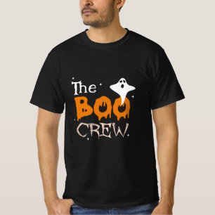 The Boo Crew Orange Halloween Family Matching T-Shirt