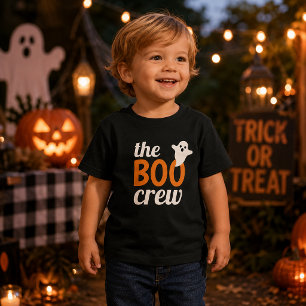 The Boo Crew Orange Halloween Family Matching Toddler T-Shirt