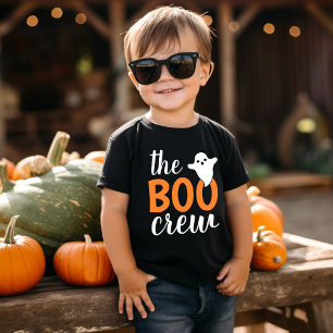 The Boo Crew Orange Halloween Family Matching Toddler T-Shirt