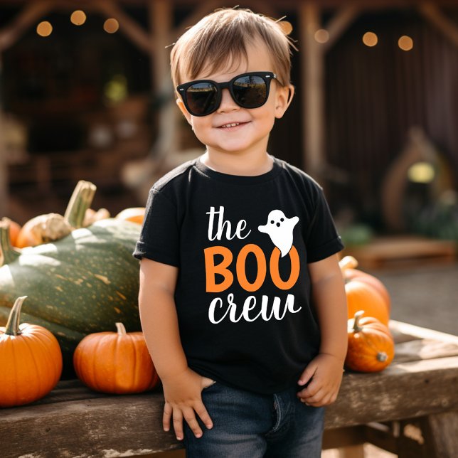 The Boo Crew Orange Halloween Family Matching Toddler T-Shirt (Creator Uploaded)