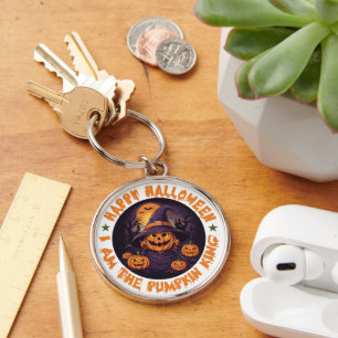 The Boo Crew Orange Halloween Key Ring