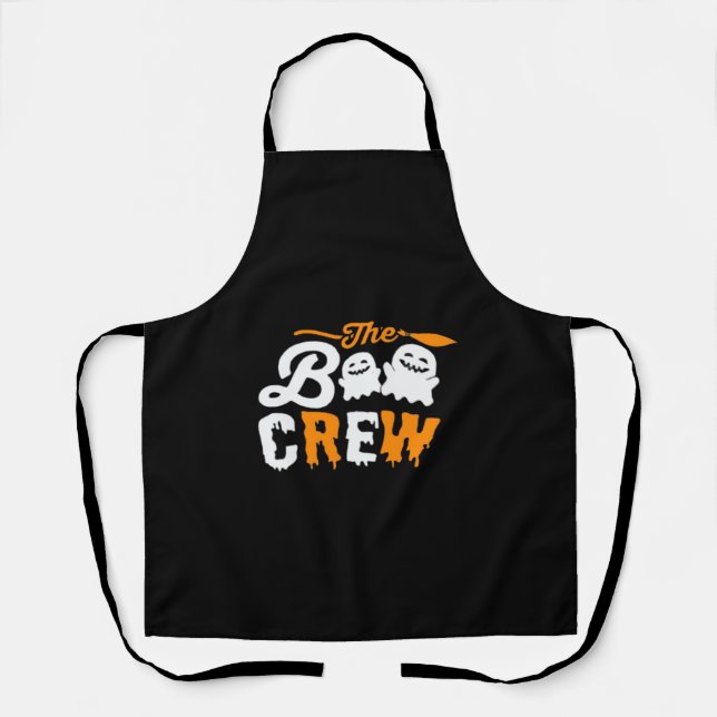 The Boo Crew Oversized T-Shirt Apron (Front)