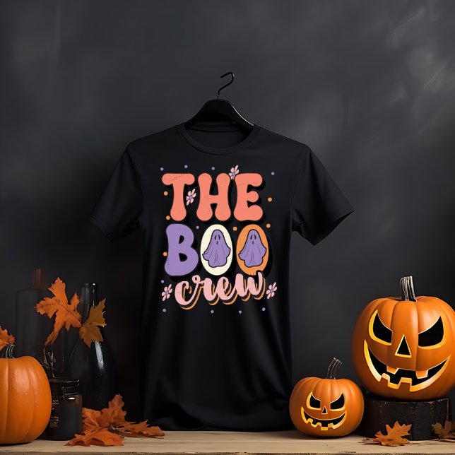 The Boo Crew Retro Halloween T-Shirt (Creator Uploaded)