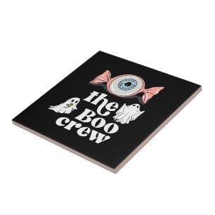 The Boo Crew   Spooktacular Halloween Squad Ceramic Tile