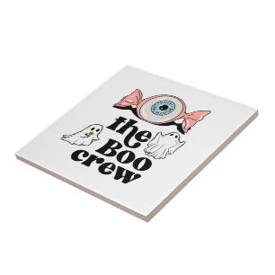 The Boo Crew   Spooktacular Halloween Squad Ceramic Tile