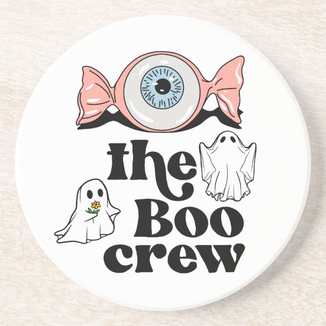 The Boo Crew | Spooktacular Halloween Squad Coaster (Front)