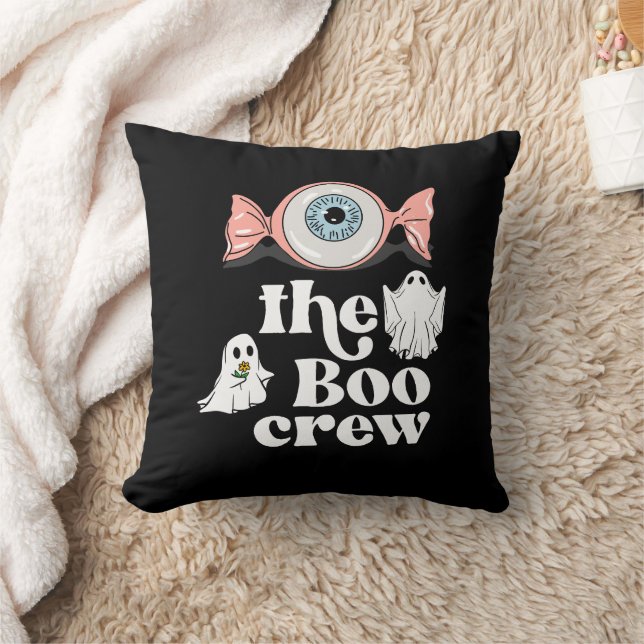 The Boo Crew | Spooktacular Halloween Squad Cushion (Blanket)