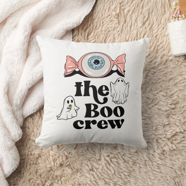 The Boo Crew | Spooktacular Halloween Squad Cushion (Blanket)