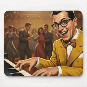 The Boogie-Woogie Baron Mouse Pad