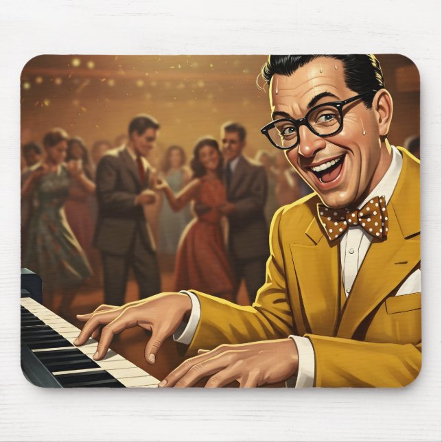 The Boogie-Woogie Baron  Mouse Pad (Front)