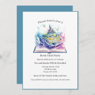 The book is always better, Book Club Invitation
