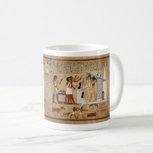 The book of the dead where Anubis is depicted コ Coffee Mug