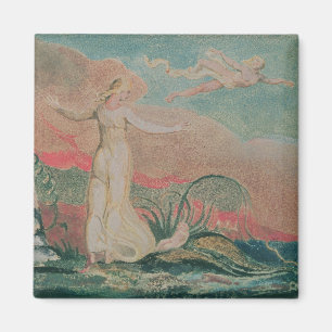 The Book of Thel; Plate 4 Thel in the Vale of Magnet