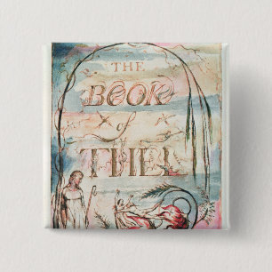 The Book of Thel; Title Page, 1789 15 Cm Square Badge