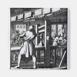 The Book Printer Magnet