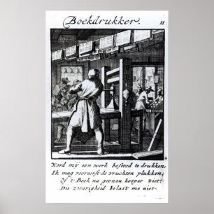 The Book Printer Poster