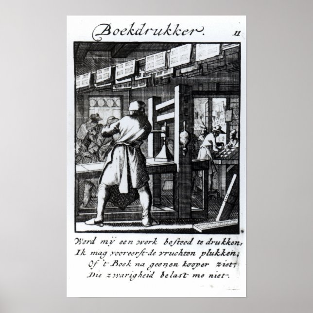 The Book Printer Poster (Front)