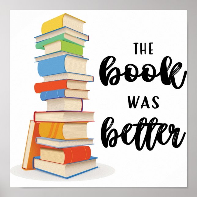The book was better poster (Front)