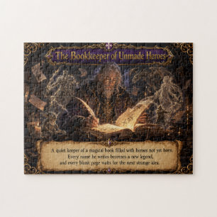 The Bookkeeper of Unmade Heroes Jigsaw Puzzle