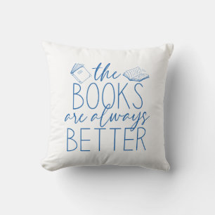 The Books Are Always Better Cushion