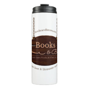 The Books & Brews Thermal Tumbler