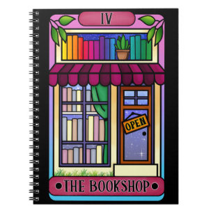 The bookshop tarot notebook