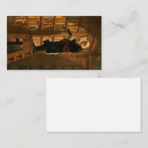 The Bookworm, 1861 by Carl Spitzweg Business Card