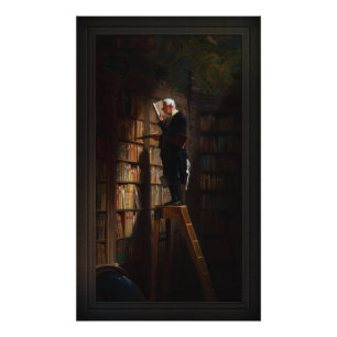 The Bookworm by Carl Spitzweg Photo Print