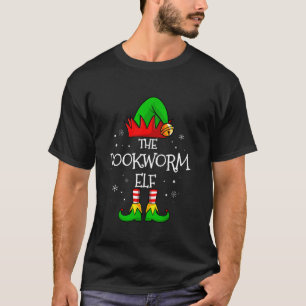 The Bookworm Elf Group Matching Family Christmas B T-Shirt