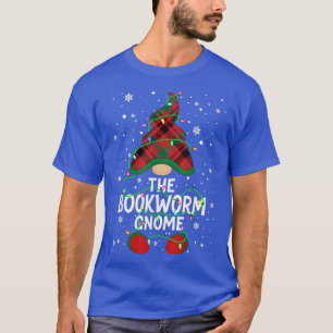 The Bookworm Gnome Family Matching Group Xmas Ligh T-Shirt