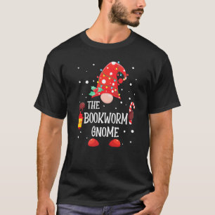 The Bookworm Gnome Matching Family Christmas Gnome T-Shirt
