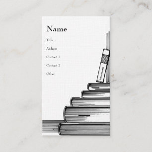 The Bookworm's Business Card