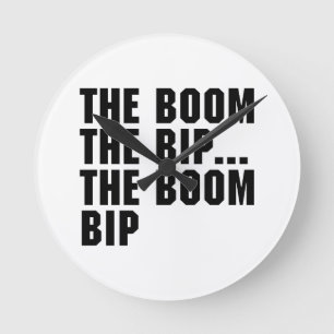 The Boom Bip Round Clock