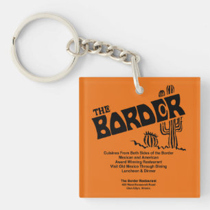 The Border Restaurant, Glen Ellyn, IL Key Ring
