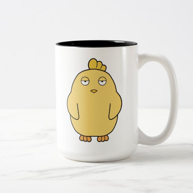 the Bored Chick  Two-Tone Coffee Mug (Right)