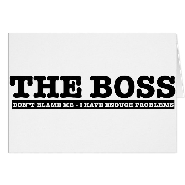 The Boss (Front Horizontal)