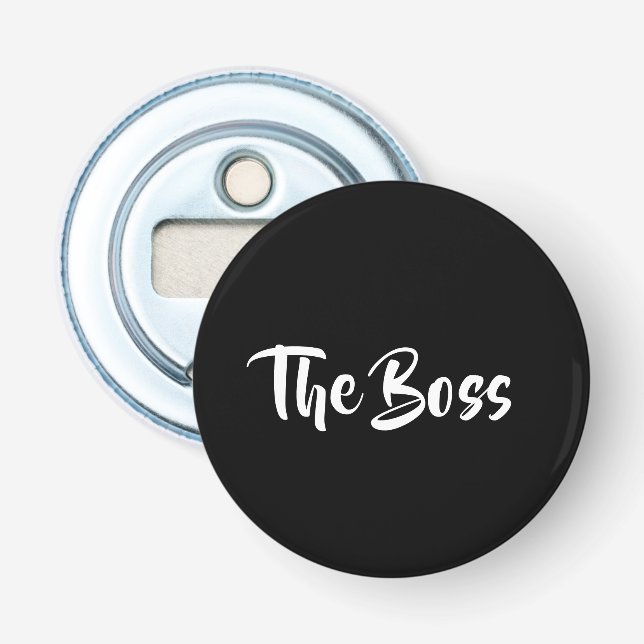 THE BOSS BOTTLE OPENER (Front)