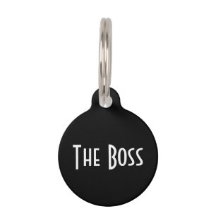 "The Boss" Cat Tag