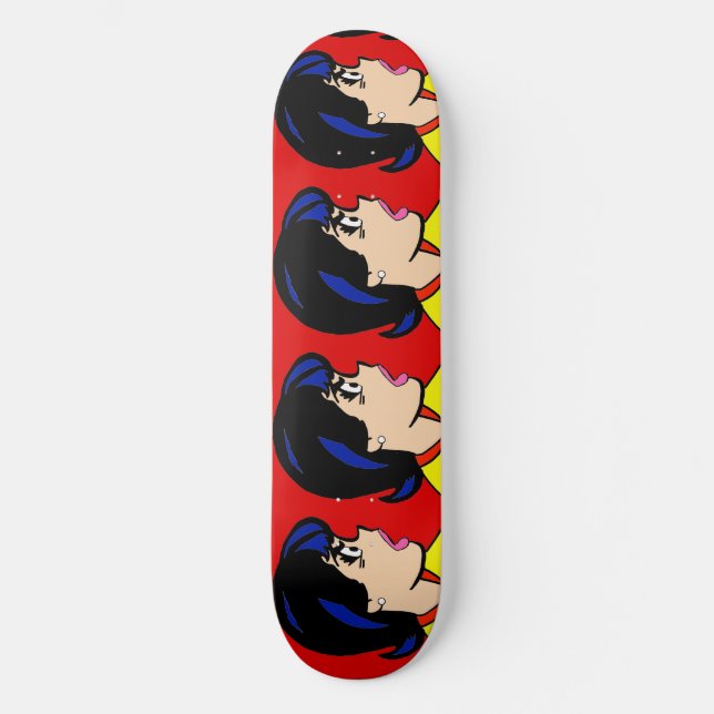 The Boss Comic Strip Skateboard (Front)