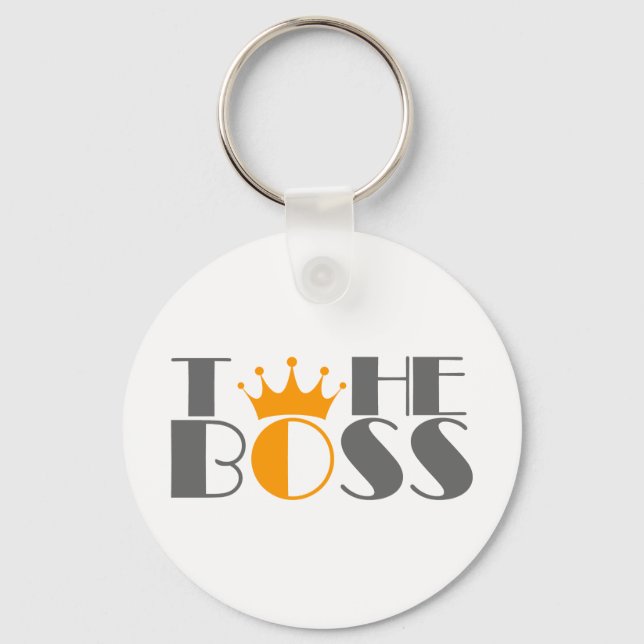 The Boss crown Key Ring (Front)