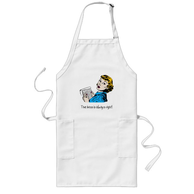 The Boss Customisable Long Apron (Front)